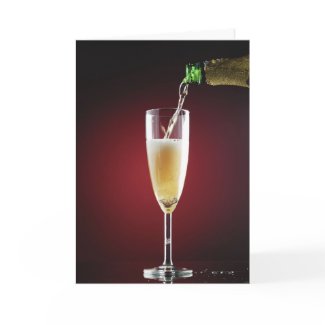 Toast the New Year card