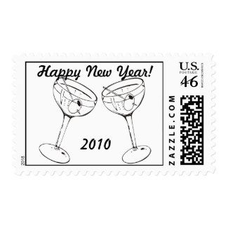 Toast the New Year stamp