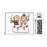 Toast to Bride and Groom Postage Stamps