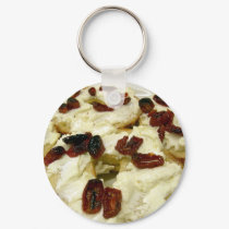 Toasted bagel with goat cheese keychains by JeanC_PurpleDucky Toasted bagel with goat cheese keychains