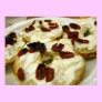 Toasted bagel with goat cheese