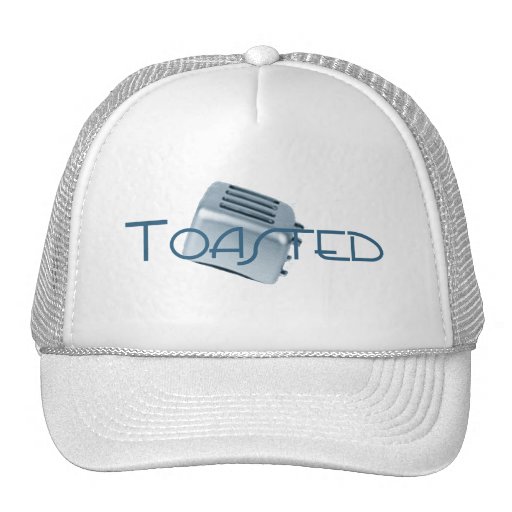 Toasted - Retro Toaster - Blue Mesh Hats