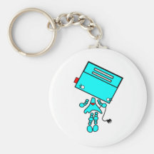 Toaster girl keychains