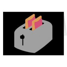 Toaster Pastries Greeting Card