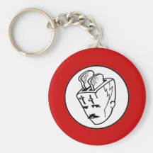Toasterhead Tesla Keychain