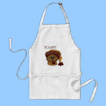 Toasty Bear with scarf aprons
