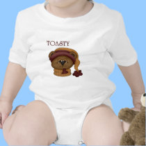 Toasty Bear with scarf t-shirts