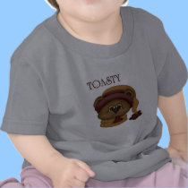 Toasty Bear with scarf t-shirts