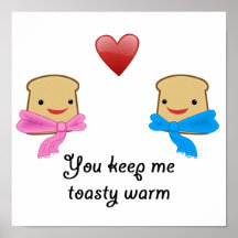 Toasty caliéntese posters