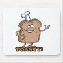 Toasty happy bread toast mouse pads