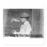 Tobacco Is A Vegetable - Old Time Smoker Humor Stickers