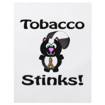 Tobacco Stinks Skunk Awareness Design Personalized Flyer
