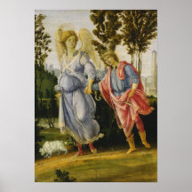 Tobias and the Angel by Filippino Lippi Poster