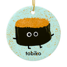 Tobiko Sushi ornament