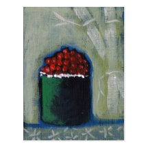 Tobiko Sushi Post Card by Campbell Jane