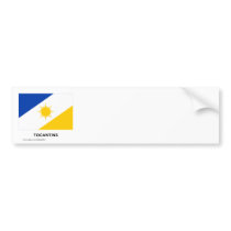 Tocantins, Brazil Flag bumper stickers by Vexillophile Tocantins, Brazil Flag bumper stickers
