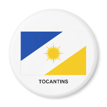 Tocantins, Brazil Flag magnets by Vexillophile Tocantins, Brazil Flag magnets