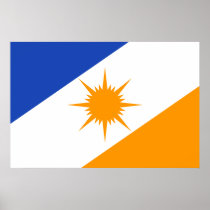 Tocantins, Brazil flag Poster