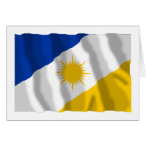 Tocantins, Brazil Waving Flag Greeting Card