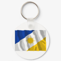 Tocantins, Brazil Waving Flag keychains by Vexillophile Tocantins, Brazil Waving Flag keychains