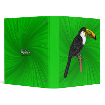 Toco Toucan Vinyl Binder