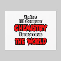 Today, Chemistry...Tomorrow, The World Post Card