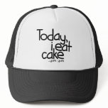 Today i eat cake (Birthday) Mesh Hat