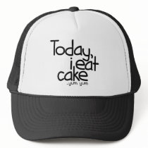 Today i eat cake (Birthday) Mesh Hat