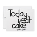 Today i eat cake (Birthday) invitations by worldsfair Today i eat cake (Birthday) invitations