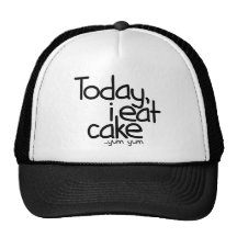 Today i eat cake (Birthday) Mesh Hat
