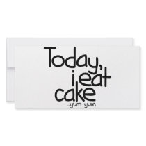 Today i eat cake (Birthday) Photo Card Template