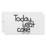 Today i eat cake (Birthday) Photo Card Template