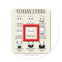 Today I Feel Neutral stickers by thefrozenduck Today I Feel Neutral stickers