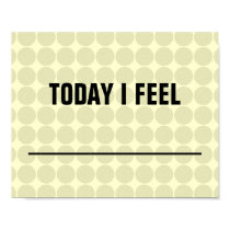 Today I Feel... posters
