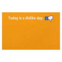 Today is a dislike day - Stationary (White text) Custom Stationery