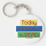 today is a great day to read keychain