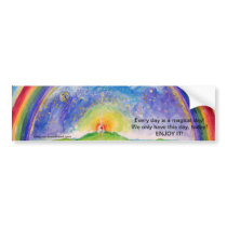 Today is a magical day! bumper stickers