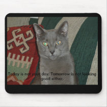 Today is not your day. Tomorrow is no... mousepads