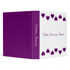 Today Tomorrow Forever Valentine binder