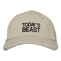Today's Beast Embroidered Hat