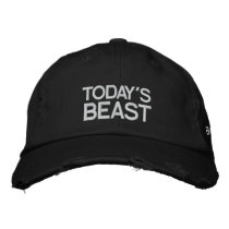 Today's Beast Embroidered Hat embroidered hats