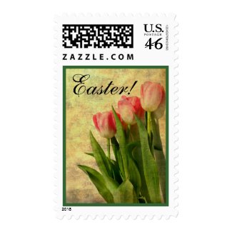 Today's Best Award! Easter Tulips Postage Stamp stamp
