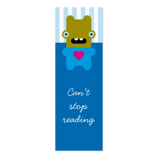 Today's Best! Wacky Wabbit bookmark profilecard