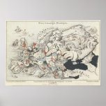 Today's Europe', 1887 Print