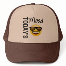 Today's Mood Emoticon Cool with Shades hats