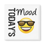 Today's Mood Emoticon Cool with Shades magnets