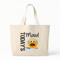 Today's Mood Emoticon Crying bags