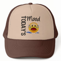 Today's Mood Emoticon Crying hats