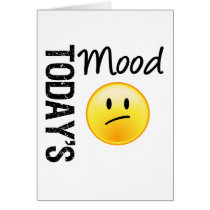 Today's Mood Emoticon Disappointed cards