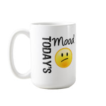 Today's Mood Emoticon Disappointed mugs